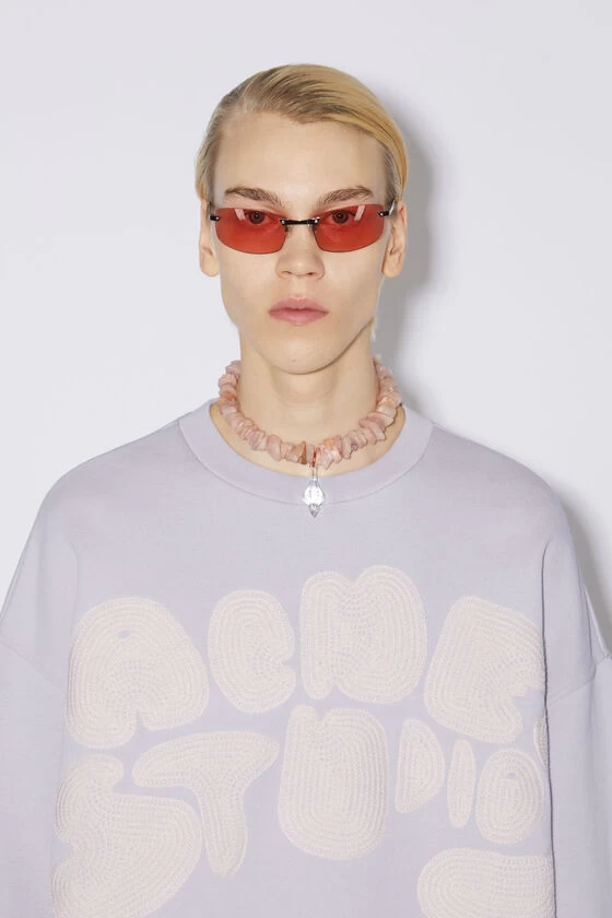 Acne Studios Crew Neck Bubble Logo Sweater 6 Acne Studios Crew Neck Bubble Logo Sweater – Image 4