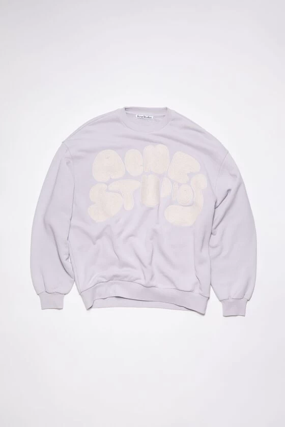 Acne Studios Crew Neck Bubble Logo Sweater 7 Acne Studios Crew Neck Bubble Logo Sweater – Image 5