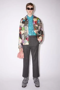 Acne Studios Pinstripes Wool-blend Tailored Trousers