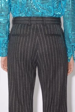 Acne Studios Pinstripes Wool-blend Tailored Trousers -Acne Studios BK0471 AA3 D