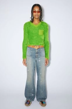 Acne Studios Printed Denim Trousers