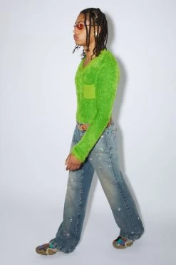 Acne Studios Printed Denim Trousers -Acne Studios BK0506 AUZ C