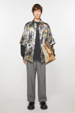 Acne Studios Wool Blend Trousers