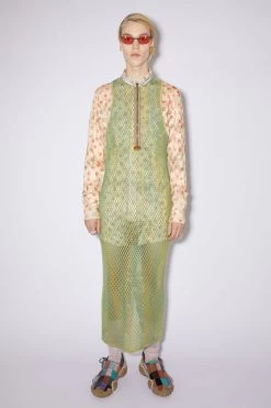 Acne Studios Long Net Overshirt