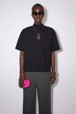 Acne Studios Crew Neck Logo Tape T-shirt