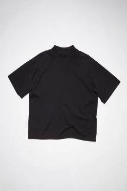 Acne Studios Crew Neck Logo Tape T-shirt -Acne Studios BL0328 900 D