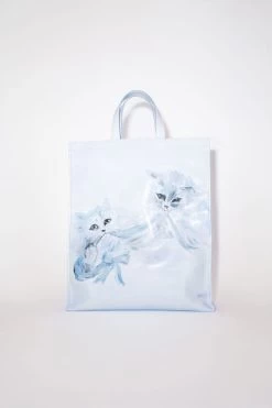 Acne Studios Printed Logo Tote Bag