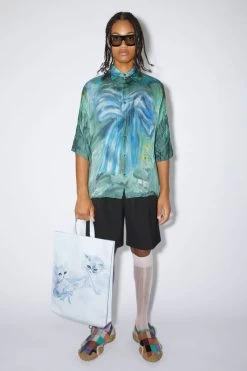 Acne Studios Printed Logo Tote Bag 11 Acne Studios Printed Logo Tote Bag -Acne Studios C10161 AHX C