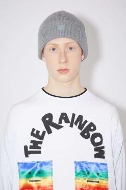 Acne Studios Small Face Logo Beanie -Acne Studios C40134 990 C