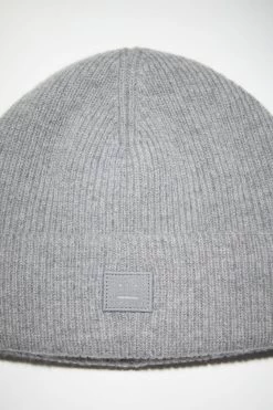 Acne Studios Small Face Logo Beanie -Acne Studios C40134 990 D
