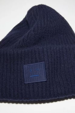 Acne Studios Large Face Logo Beanie -Acne Studios C40135 BG3 D