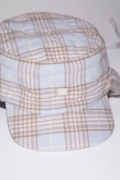 Acne Studios Check Trapper Hat -Acne Studios C40261 AZB E