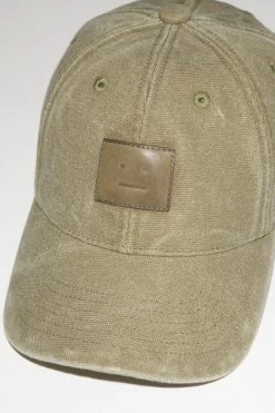 Acne Studios Canvas Logo Patch Cap -Acne Studios C40262 CVI D