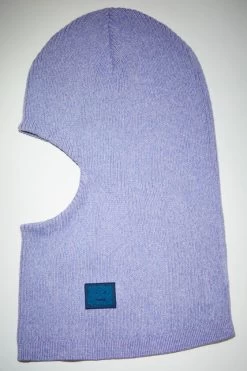 Acne Studios Ribbed Knit Balaclava -Acne Studios C40267 BRG D