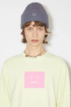 Acne Studios Small Face Logo Beanie -Acne Studios C40270 CUE C