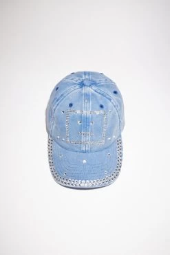 Acne Studios Crystal Face Logo Cap