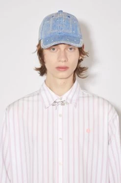 Acne Studios Crystal Face Logo Cap -Acne Studios C40289 AAK C