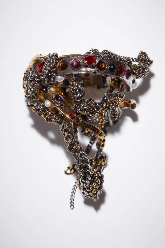 Acne Studios Mixed Textured Cuff Bracelet 7 Acne Studios Mixed Textured Cuff Bracelet – Image 5