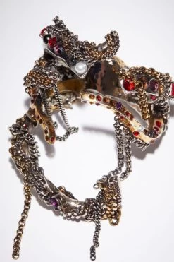 Acne Studios Mixed Textured Cuff Bracelet 13 Acne Studios Mixed Textured Cuff Bracelet -Acne Studios C50319 CNJ F