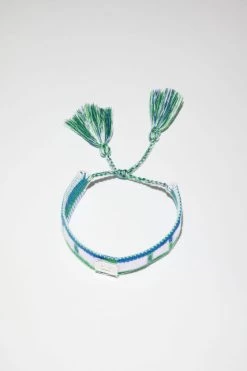 Acne Studios Face Logo Friendship Bracelet