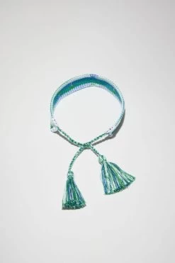 Acne Studios Face Logo Friendship Bracelet -Acne Studios C50333 I D