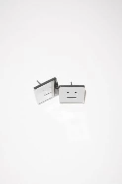 Acne Studios Face Logo Earrings