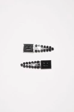 Acne Studios Face Logo Hairclips