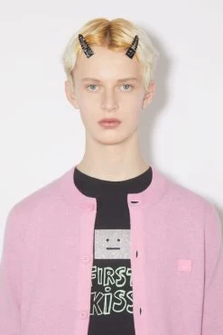 Acne Studios Face Logo Hairclips 8 Acne Studios Face Logo Hairclips -Acne Studios C50370 900 C