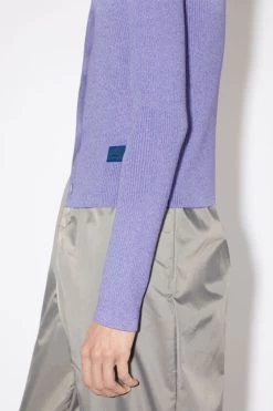 Acne Studios Ribbed Knit Polo Cardigan 8 Acne Studios Ribbed Knit Polo Cardigan -Acne Studios C60064 BRG C