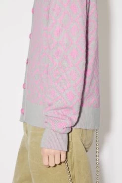 Acne Studios Face Tiles Cardigan -Acne Studios C60070 DFN C