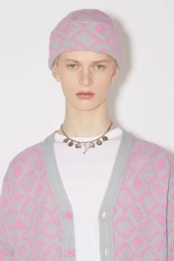 Acne Studios Face Tiles Cardigan -Acne Studios C60070 DFN D