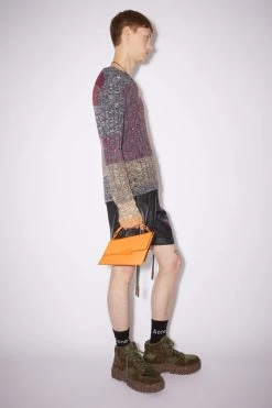 Acne Studios Ribbed Logo Socks -Acne Studios C80133 BXV C