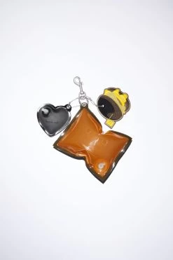 Acne Studios Face Logo Keychain