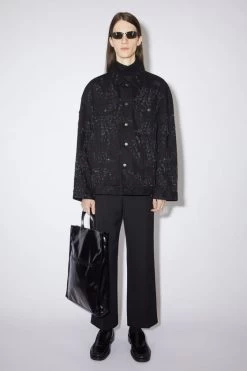 Acne Studios Distressed Oversized Denim Jacket - Morris