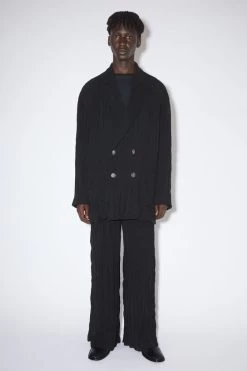 Acne Studios Satin Double-breasted Jacket -Acne Studios C90129 900 D