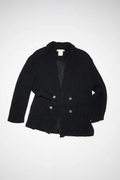 Acne Studios Satin Double-breasted Jacket -Acne Studios C90129 900 F