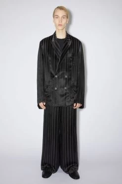 Acne Studios Double-breasted Satin Jacket -Acne Studios C90131 900 D