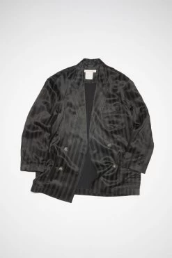 Acne Studios Double-breasted Satin Jacket -Acne Studios C90131 900 F