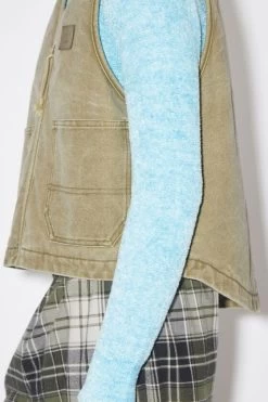 Acne Studios Canvas Padded Vest -Acne Studios C90144 CVI D