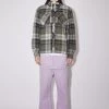 Acne Studios Check Hooded Jacket -Acne Studios C90146 DFF A