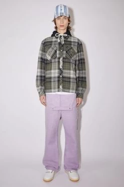 Acne Studios Check Hooded Jacket