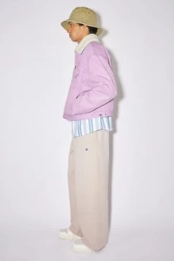 Acne Studios Face Logo Canvas Jacket -Acne Studios C90147 DF9 C