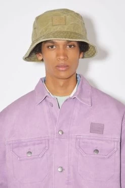 Acne Studios Face Logo Canvas Jacket -Acne Studios C90147 DF9 E