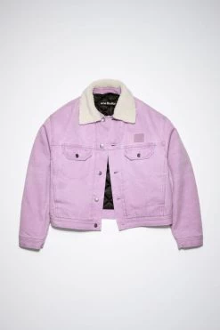 Acne Studios Face Logo Canvas Jacket -Acne Studios C90147 DF9 F