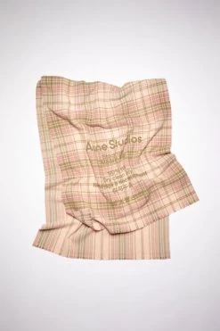 Acne Studios Tartan Check Scarf