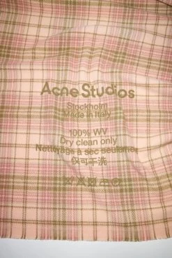 Acne Studios Tartan Check Scarf -Acne Studios CA0082 CR9 D