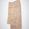 Acne Studios Logo Wool Blend Scarf