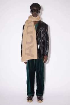 Acne Studios Logo Wool Blend Scarf -Acne Studios CA0104 640 C