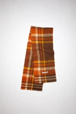 Acne Studios Heavy Plaid Scarf