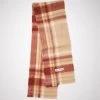 Acne Studios Checked Logo Wool Scarf